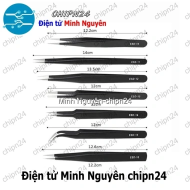 Nhíp Vetus gắp linh kiện ESD10-ESD16 - Độ bám chắc, bảo vệ ESD, giá ưu đãi 20.400₫ 7