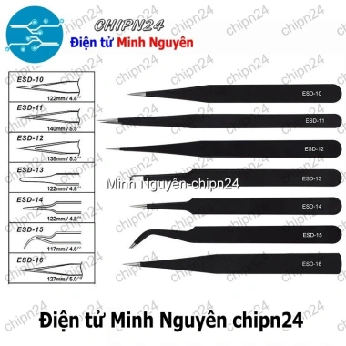 Nhíp Vetus gắp linh kiện ESD10-ESD16 - Độ bám chắc, bảo vệ ESD, giá ưu đãi 20.400₫ 8
