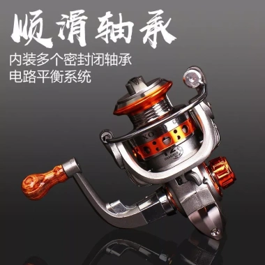 Nhỏ Quay Bánh Xe Mini Kim Loại - Miệng Ngựa Dụ Câu Cá Biển, Giá chỉ 98.936 VND