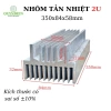 Nhôm 2U dày 350mm (350x84x58mm) tản nhiệt cho main công suất - Giá ưu đãi 258.400 VND Quỳnh Diễn 2