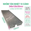 Nhôm tản nhiệt 10 lá 34‑35cm (340x120x30mm) dày 1 tấm QUỲNH DIỄN giá 205.400₫