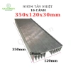 Nhôm tản nhiệt 10 lá 34‑35cm (340x120x30mm) dày 1 tấm QUỲNH DIỄN giá 205.400₫ 2