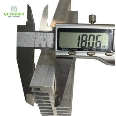 Nhôm Tản Nhiệt 2 Tầng 10 Cánh Dùng Cho IC Mosfet Nguồn Linh Kiện Quỳnh Diễn