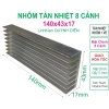 Nhôm Tản Nhiệt 8 Cánh 14cm - 140x43x17mm, Giá 40.212 VND, Linh Kiện Điện Tử QUỲNH DIỄN