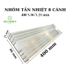 Nhôm tản nhiệt 8 cánh 400x86x21mm - Giá 115.188 VND, linh kiện điện tử