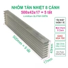 Nhôm tản nhiệt 8 cánh 50cm, 5 tất 500x43x17mm – 96.663₫ Linh Kiện Quỳnh Diễn