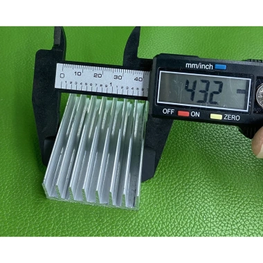 Nhôm Tản Nhiệt 8 Cánh 60x43x17mm - Linh Kiện Điện Tử Quỳnh Diễn Giá Ưu Đãi