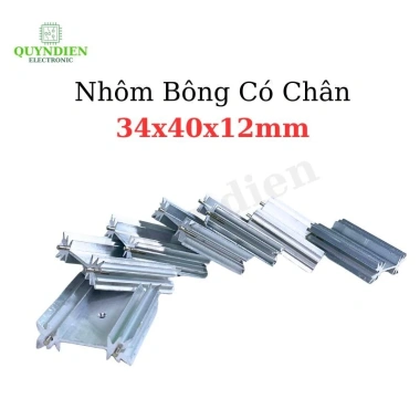Nhôm Tản Nhiệt Bông TO-247 40x34x12mm - Giá chỉ 7.600₫ | Linh Kiện Quỳnh Diễn 2