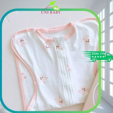 Nhộng chũn Uni Baby vải lưới thông hơi, bé ngủ ngon, giật mình ít, chỉ 115.000₫