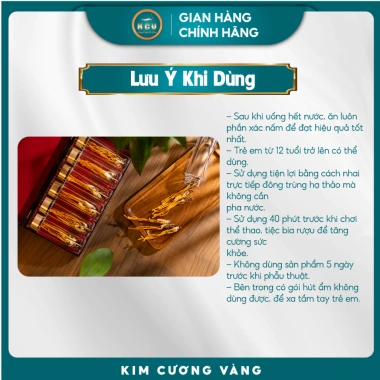 Nhộng Đông Trùng Hạ Thảo Kim Cương Vàng 18 con - Tăng đề kháng, cải thiện sức khỏe - 1.89 triệu 4 Nhộng Đông Trùng Hạ Thảo Kim Cương Vàng 18 con - Tăng đề kháng, cải thiện sức khỏe - 1.89 triệu 4