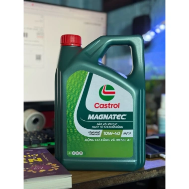 Nhớt Castrol Magnatec 10W40 chính hãng - Bảo vệ động cơ, giảm giá 21% chỉ 700.000₫ Nhớt Castrol Magnatec 10W40 chính hãng - Bảo vệ động cơ, giảm giá 21% chỉ 700.000₫