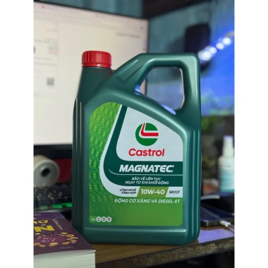 Nhớt Castrol Magnatec 10W40 chính hãng - Bảo vệ động cơ, giảm giá 21% chỉ 700.000₫ 3 Nhớt Castrol Magnatec 10W40 chính hãng - Bảo vệ động cơ, giảm giá 21% chỉ 700.000₫ 3