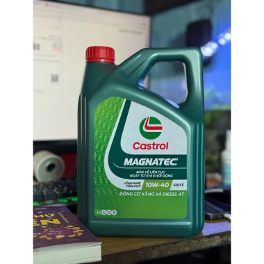 Nhớt Castrol Magnatec 10W40 chính hãng - Bảo vệ động cơ, giảm giá 21% chỉ 700.000₫ 5 Nhớt Castrol Magnatec 10W40 chính hãng - Bảo vệ động cơ, giảm giá 21% chỉ 700.000₫ 5