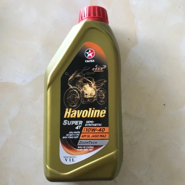 Nhớt xe số cao cấp Caltex Havoline Semi Synthetic 10W40 2.024 Seal đặc biệt - Giá chỉ 125.000 VND giảm mạnh 2