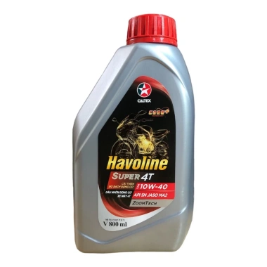 Nhớt xe số cao cấp Caltex Havoline Semi Synthetic 10W40 2.024 Seal đặc biệt - Giá chỉ 125.000 VND giảm mạnh 5