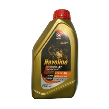 Nhớt xe số cao cấp Caltex Havoline Semi Synthetic 10W40 2.024 Seal đặc biệt - Giá chỉ 125.000 VND giảm mạnh 6