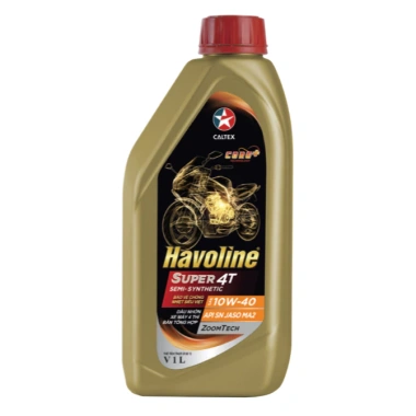 Nhớt xe số cao cấp Caltex Havoline Semi Synthetic 10W40 2.024 Seal đặc biệt - Giá chỉ 125.000 VND giảm mạnh 7