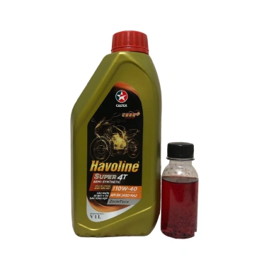 Nhớt xe số cao cấp Caltex Havoline Semi Synthetic 10W40 2.024 Seal đặc biệt - Giá chỉ 125.000 VND giảm mạnh 10