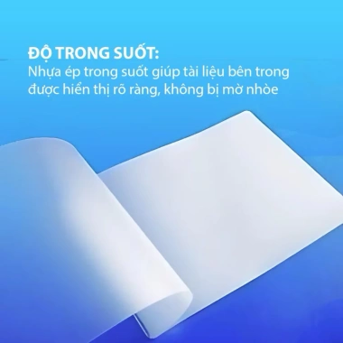 Nhựa ép plastic A3 đa dạng độ dày 55‑100mic, giá chỉ 275.000đ giảm tới 20% 6
