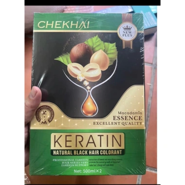 Nhuộm Đen Nâu Phủ Bạc Chekhai Tinh Dầu Macadamia 500ml x2 140.000 VND
