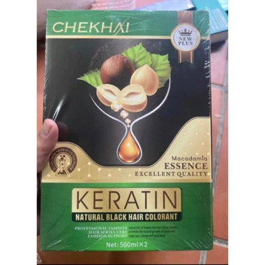 Nhuộm Đen Nâu Phủ Bạc Chekhai Tinh Dầu Macadamia 500ml x2 140.000 VND