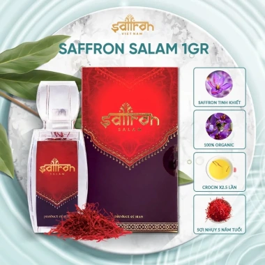Nhụy Hoa Nghệ Tây Saffron Salam 1g - Giá 490.000đ, giảm 20%, hỗ trợ sức khỏe