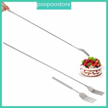 Nĩa BBQ telescopic dài tay cầm, dùng cho món ăn, trái cây, tráng miệng 89.354₫