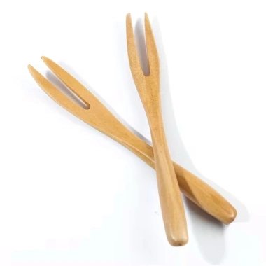 Nĩa Gỗ Tự Nhiên 15cm - Xiên Trái Cây, Bánh Ngọt, Snack - D&H Giá 15.000 4
