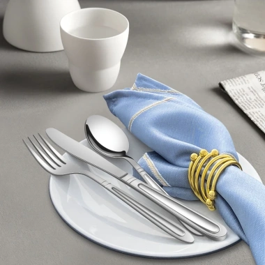 Nĩa inox 304 ăn trái cây, dĩa bít tết HAKI DN413 - cứng cáp, bền đẹp, chỉ 35.000 VND