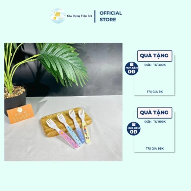 Nĩa Nhựa Bé Nn01 - Nĩa Nhỏ Ghim Dày Dặn An Toàn Giá 14.000₫ Giảm từ 17.920