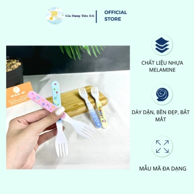Nĩa Nhựa Bé Nn01 - Nĩa Nhỏ Ghim Dày Dặn An Toàn Giá 14.000₫ Giảm từ 17.920