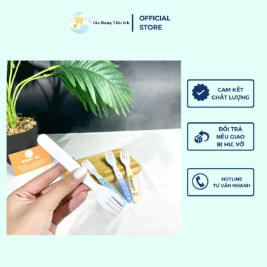 Nĩa Nhựa Bé Nn01 - Nĩa Nhỏ Ghim Dày Dặn An Toàn Giá 14.000₫ Giảm từ 17.920
