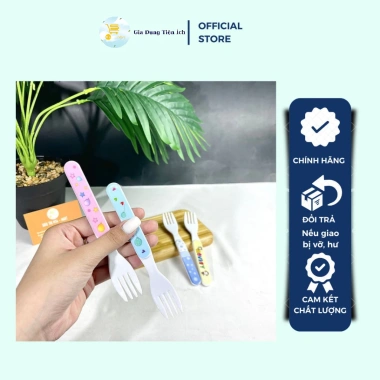 Nĩa Nhựa Bé Nn01 - Nĩa Nhỏ Ghim Dày Dặn An Toàn Giá 14.000₫ Giảm từ 17.920