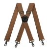 Niềng răng quần thun HYCEO Dây treo nam công sở điều chỉnh 4 móc, nút X 3,8cm, phù hợp làm việc ngoài trời 2