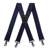 Niềng răng quần thun HYCEO Dây treo nam công sở điều chỉnh 4 móc, nút X 3,8cm, phù hợp làm việc ngoài trời 5