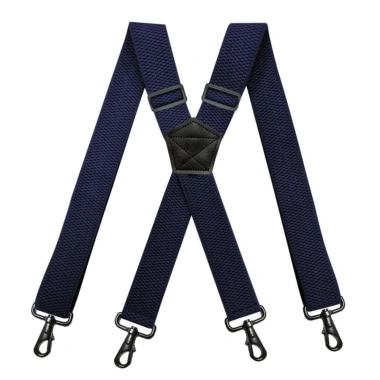 Niềng răng quần thun HYCEO Dây treo nam công sở điều chỉnh 4 móc, nút X 3,8cm, phù hợp làm việc ngoài trời 5 Niềng răng quần thun HYCEO Dây treo nam công sở điều chỉnh 4 móc, nút X 3,8cm, phù hợp làm việc ngoài trời 5