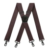 Niềng răng quần thun HYCEO Dây treo nam công sở điều chỉnh 4 móc, nút X 3,8cm, phù hợp làm việc ngoài trời 10