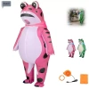 NIFINE Trang phục ếch cosplay bộ cha mẹ‑con, mặt ếch dễ thương, kèm máy bơm hơi – Giá ưu đãi 624.800₫