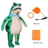 NIFINE Trang phục ếch cosplay bộ cha mẹ‑con, mặt ếch dễ thương, kèm máy bơm hơi – Giá ưu đãi 624.800₫ 8