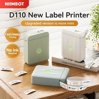 Niimbot D110 - Máy tạo nhãn mini, in nhiệt Bluetooth di động, băng tiện, 471.900₫
