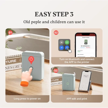 Niimbot D110 - Máy tạo nhãn mini, in nhiệt Bluetooth di động, băng tiện, 471.900₫ 4