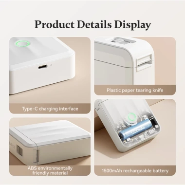 Niimbot D110 - Máy tạo nhãn mini, in nhiệt Bluetooth di động, băng tiện, 471.900₫ 7