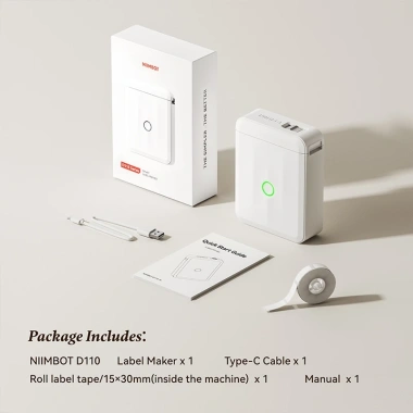 Niimbot D110 - Máy tạo nhãn mini, in nhiệt Bluetooth di động, băng tiện, 471.900₫ 9