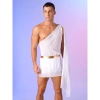Nikiikoo Halloween Toga Cosplay Áo Liền Quần Vai Đơn Quần Short Khe Váy Body Lễ Hội 4