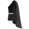 Nikiikoo Halloween Toga Cosplay Áo Liền Quần Vai Đơn Quần Short Khe Váy Body Lễ Hội 8