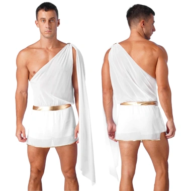 Nikiikoo Halloween Toga Cosplay Áo Liền Quần Vai Đơn Quần Short Khe Váy Body Lễ Hội 10 Nikiikoo Halloween Toga Cosplay Áo Liền Quần Vai Đơn Quần Short Khe Váy Body Lễ Hội 10