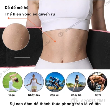 Nịt bụng giảm mỡ ion bạc 95x20cm - Đai định hình giữ nhiệt, kháng khuẩn, đốt cháy mỡ thừa, giảm eo chỉ 59.000 VND