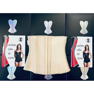 Nịt bụng latex cao su non 25 xương thép non - Giá 226.950, tặng thước đo