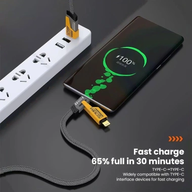 NIUMO Dây Cáp Sạc Nhanh 4 trong 1 65W cho Android USB-C Đa Cổng Giá chỉ 35.000đ 5