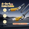 NIUMO Dây Cáp Sạc Nhanh 4 trong 1 65W cho Android USB-C Đa Cổng Giá chỉ 35.000đ 10